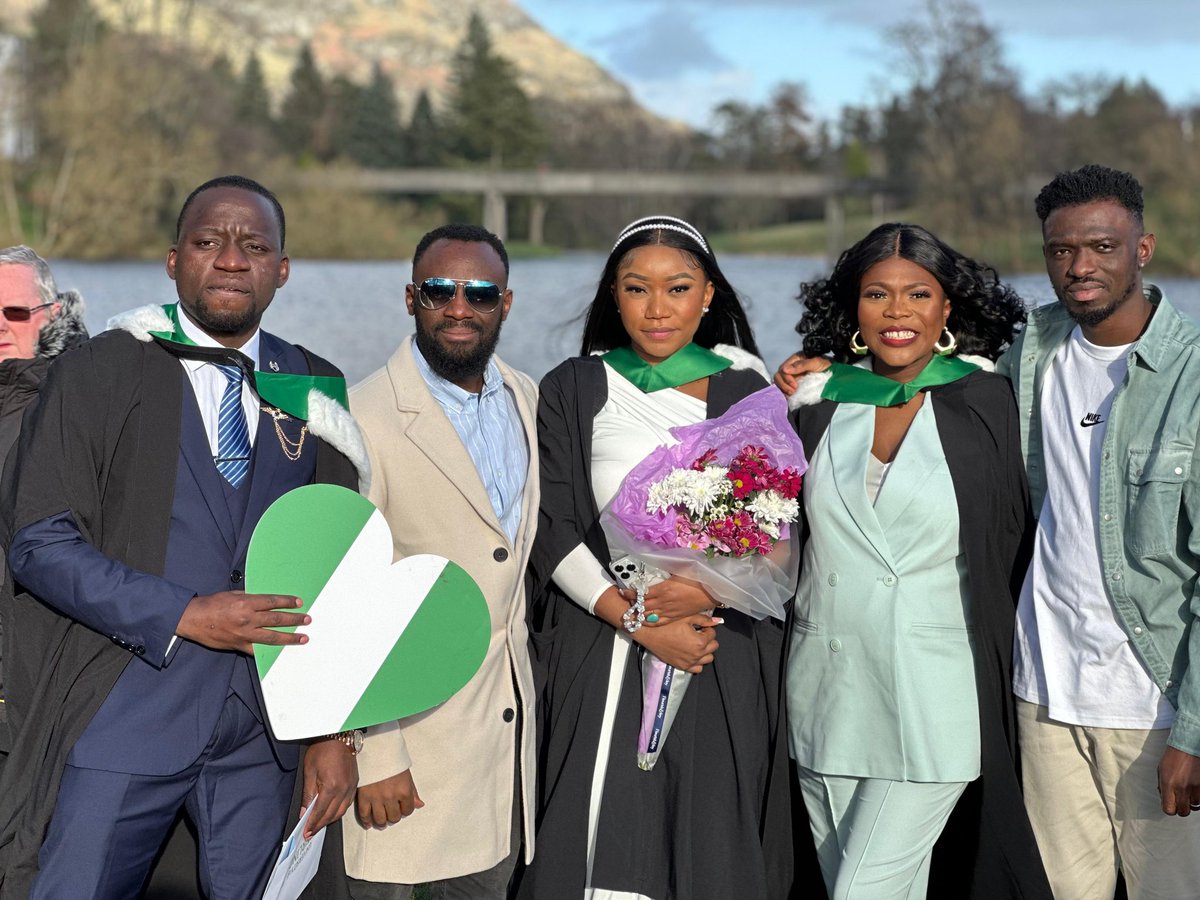 stevetosin's tweet photo. MSc. Marketing Analytics Bagged!

Grateful to God, my darling wife, family, colleagues and gift of friends.

Thank you @StirUni for the experience!

#StirGrad #Classof2024 https://t.co/4U0WzusAZF
