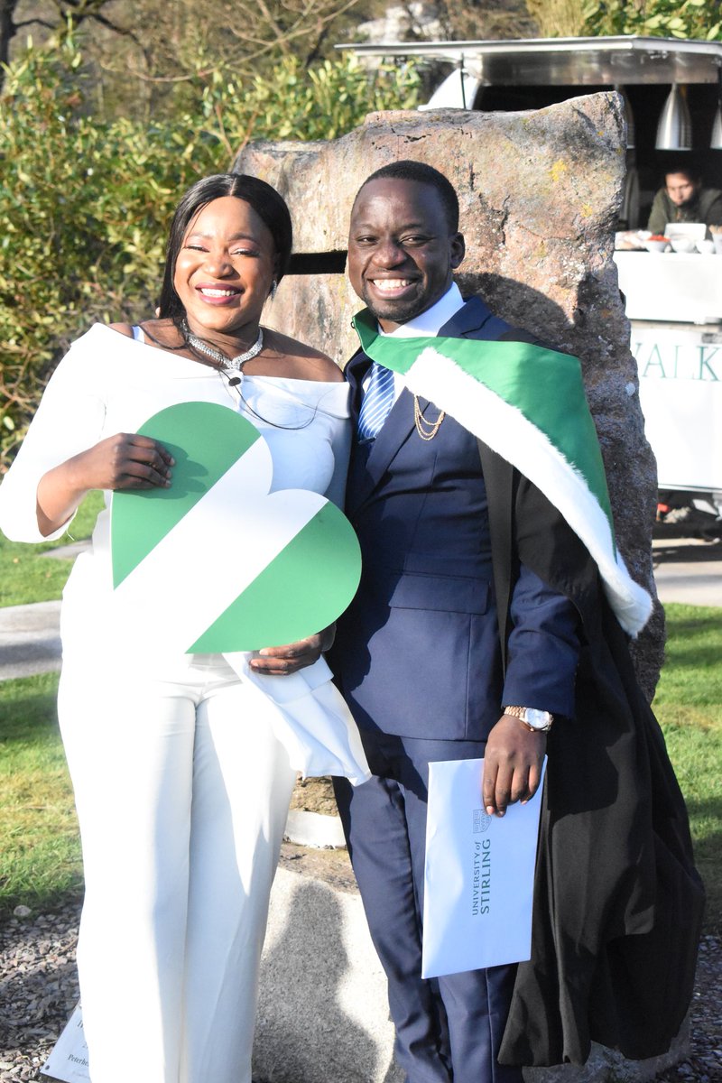 stevetosin's tweet photo. MSc. Marketing Analytics Bagged!

Grateful to God, my darling wife, family, colleagues and gift of friends.

Thank you @StirUni for the experience!

#StirGrad #Classof2024 https://t.co/4U0WzusAZF