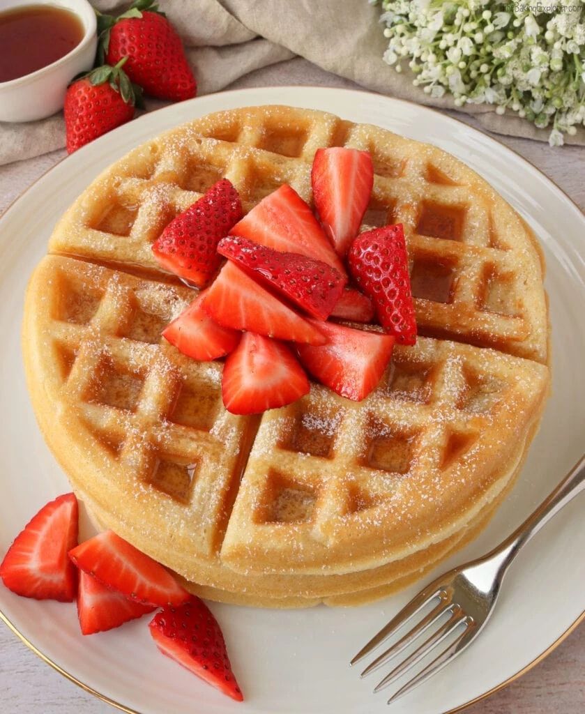 These homemade Sweet Waffles are perfect for breakfast, brunch or dessert! Load them up with Easter toppings this weekend! Full recipe: buff.ly/3crKfhR