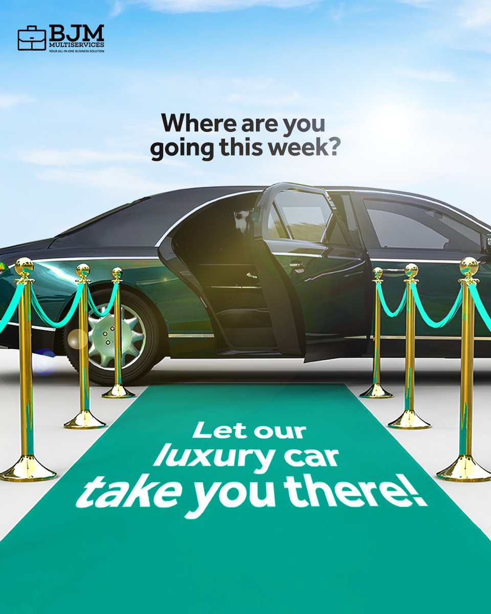 It's another week to experience top-notch excellence from us. 

We have the perfect luxury car for all your needs & any purpose. 

Send us a DM now for bookings and inquiries or message us on WhatsApp 08182278113

#Bjmmultiservices #Carrentals #Luxurycars #Luxurycarrentals