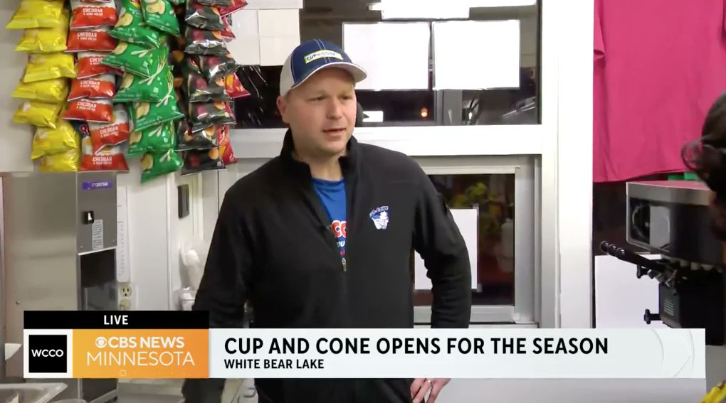 #624Fact - WBLAHS grad Rick Johnstone, owner of Cup and Cone, mentioned working at the family business as a Central Middle School sixth grader in WCCO news story that aired March 20 in celebration of opening day for the local hotspot. Go Bears!