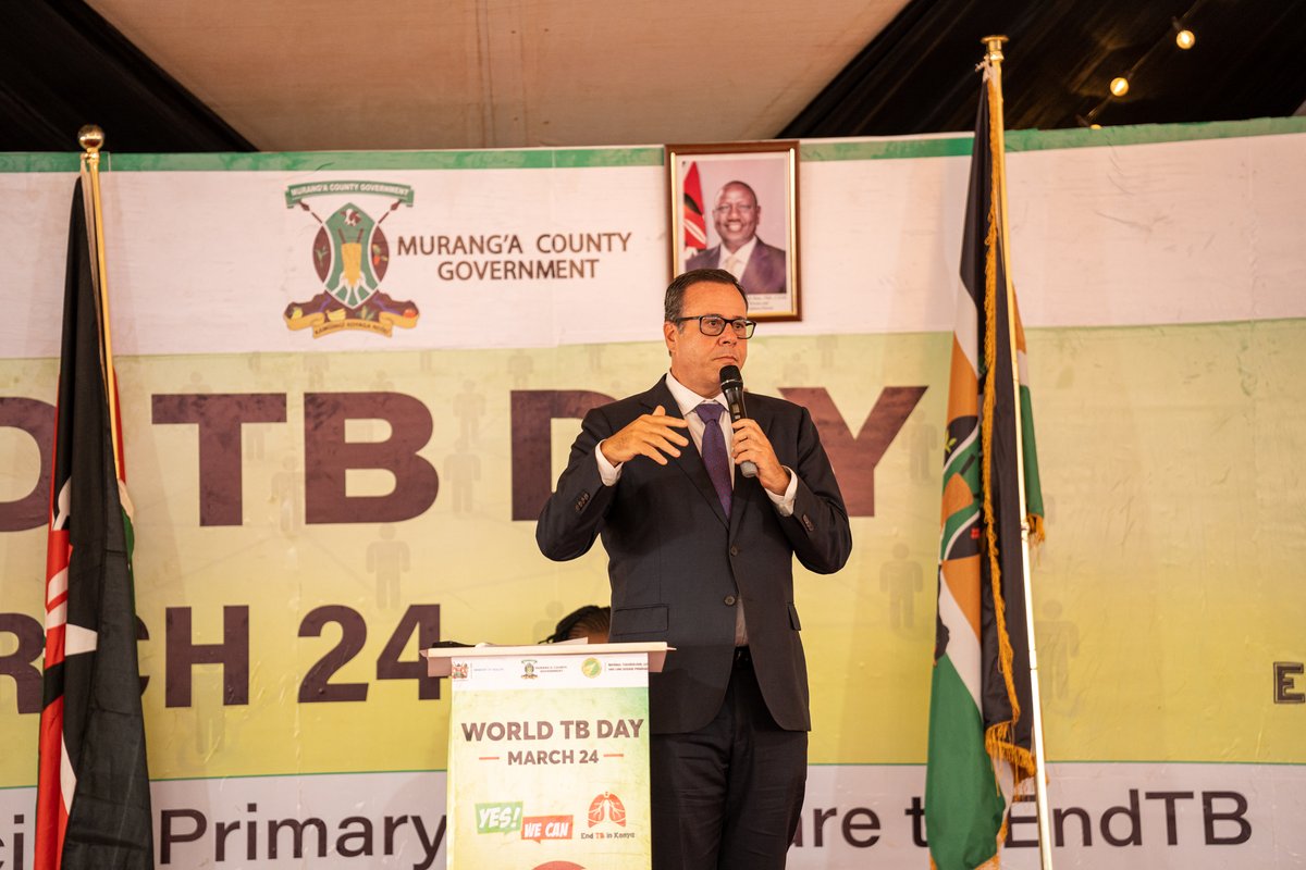 Despite progress, TB persists as a global epidemic, claiming nearly 1.5 million lives annually, mostly in developing nations - @USAIDKenya Mission Director, Mr. David Gosney. USAID supports innovative digital technologies to aid TB prevention, diagnosis & treatment in Kenya.