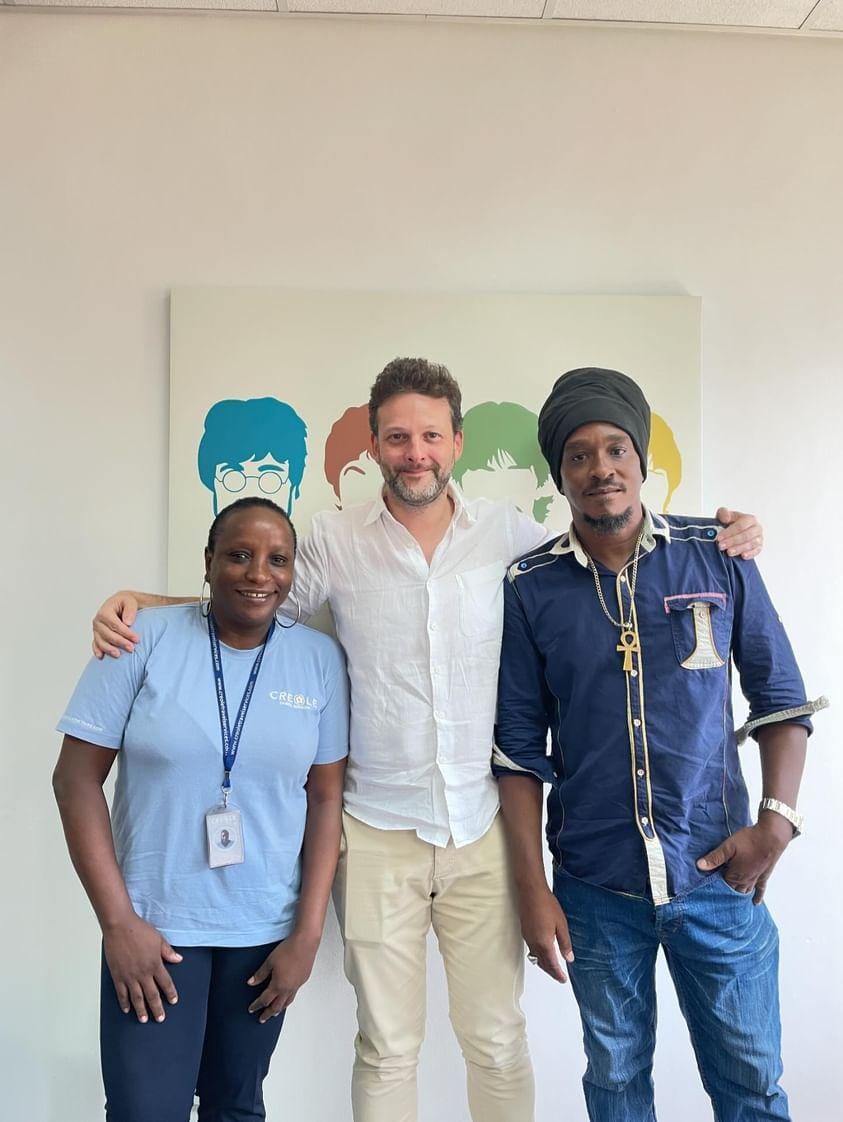 It was a privilege to meet Ras Pyek and Anila Bonne today in the British High Commission. The best diplomatic exchanges come from understanding each others cultures. I couldn't ask for better ambassadors from Seychelles!