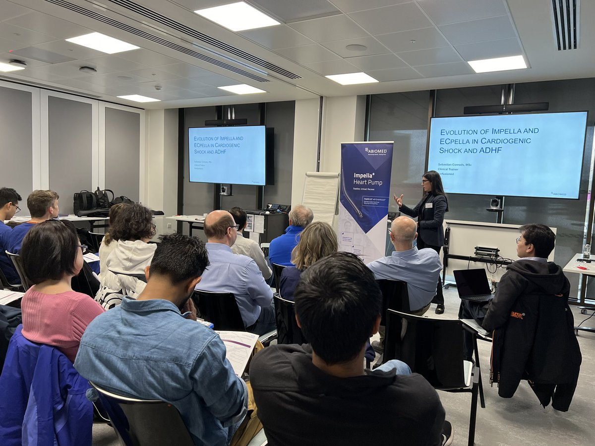 Carole Taylor (@ctaylor230) on Twitter photo Starting the week strong with a Surgical Program on Impella 5.5 at Papworth Hospital. Thanks to the QE Team for sharing their experience on the faculty for this excellent introductory course to the use of 5.5 in the surgical setting. 
#abiomed #impella Starting the week strong with a Surgical Program on Impella 5.5 at Papworth Hospital. Thanks to the QE Team for sharing their experience on the faculty for this excellent introductory course to the use of 5.5 in the surgical setting. 
#abiomed #impella