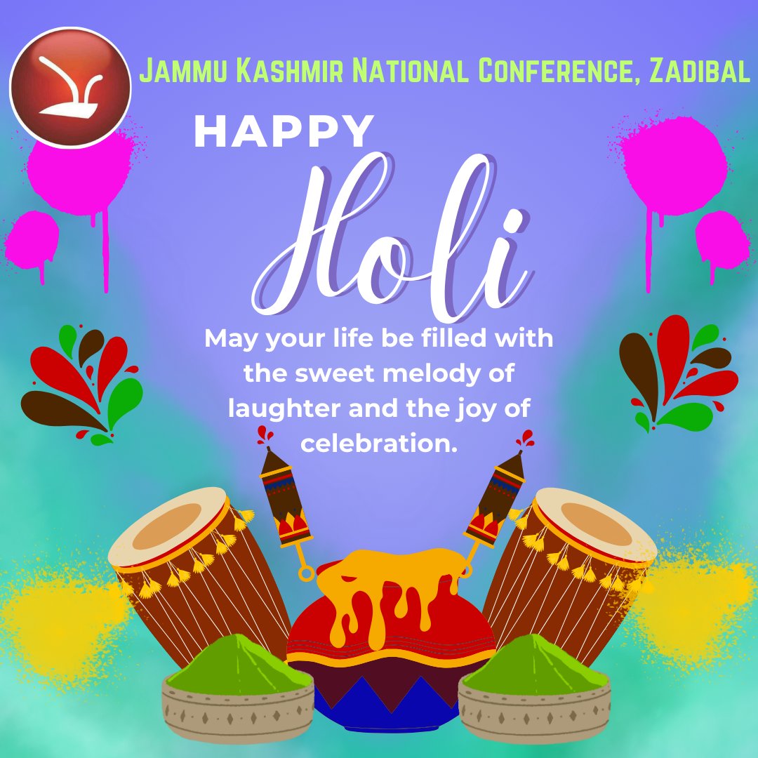 Happy Holi everyone. Spread peace and love ❤️
@Samkaul @UTalashi @iamshriyahandoo @Satwant_Dogra @drgaganbhagat