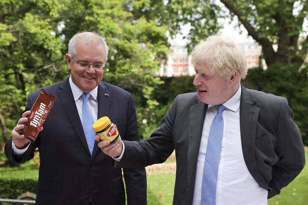 AUKUS was everything to do with Boris and Scomoid conspiring to gift the UK Tory party millions of £s for marginal Tory seats in exchange for the UK/Aust beef trade deal. 
#AUKFTA dfat.gov.au/trade/agreemen….