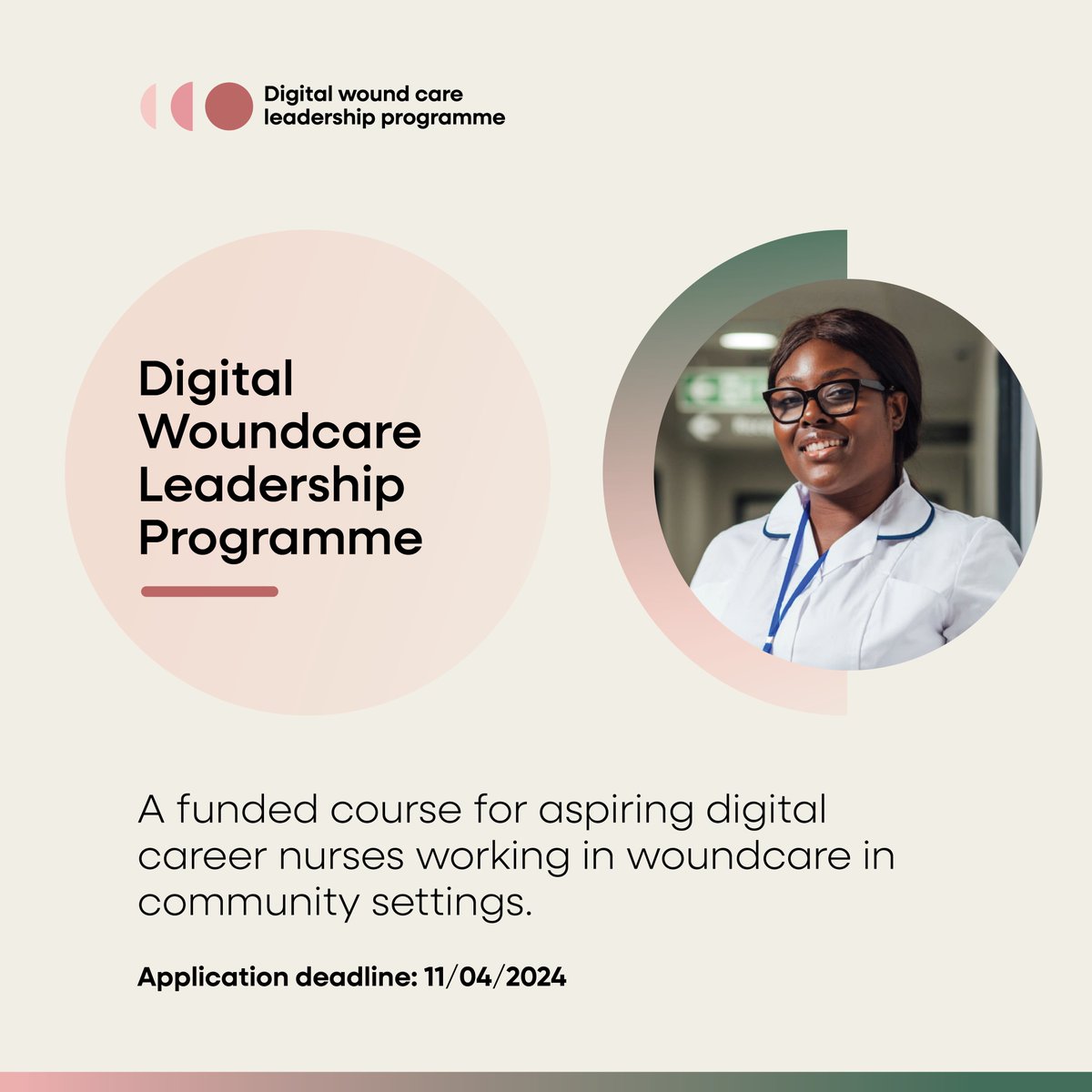 Really excited about Digital Woundcare Leadership Programme for community nurses. Practical course for aspiring change-makers, content looks fantastic! Starts in May, applications open now until 11th April. @FutureNurseUK @tara_donnelly1 @Leannejane1975 lp.healthy.io/digital-woundc…