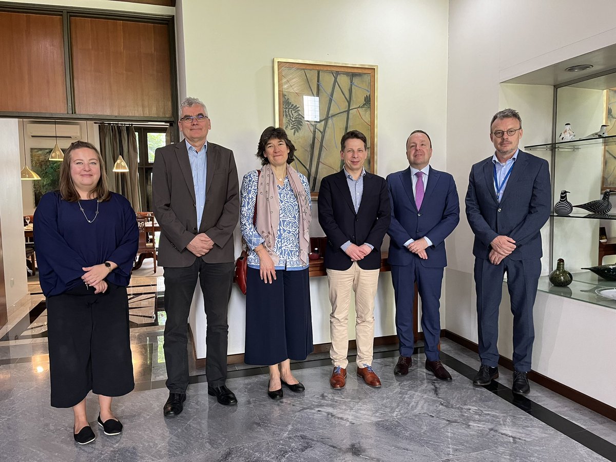 Pleasure to host Director  @RobertMavsar and the European Forest Institute delegation today. Thank you for an excellent discussion. We look forward to close cooperation also in the future. @Ulkoministerio @FinEmbMy @europeanforest