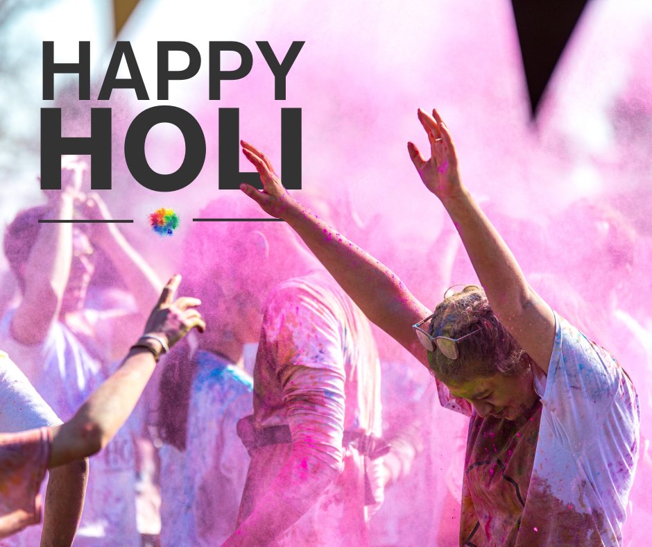 Happy Holi to all of staff, students and alumni who are celebrating.