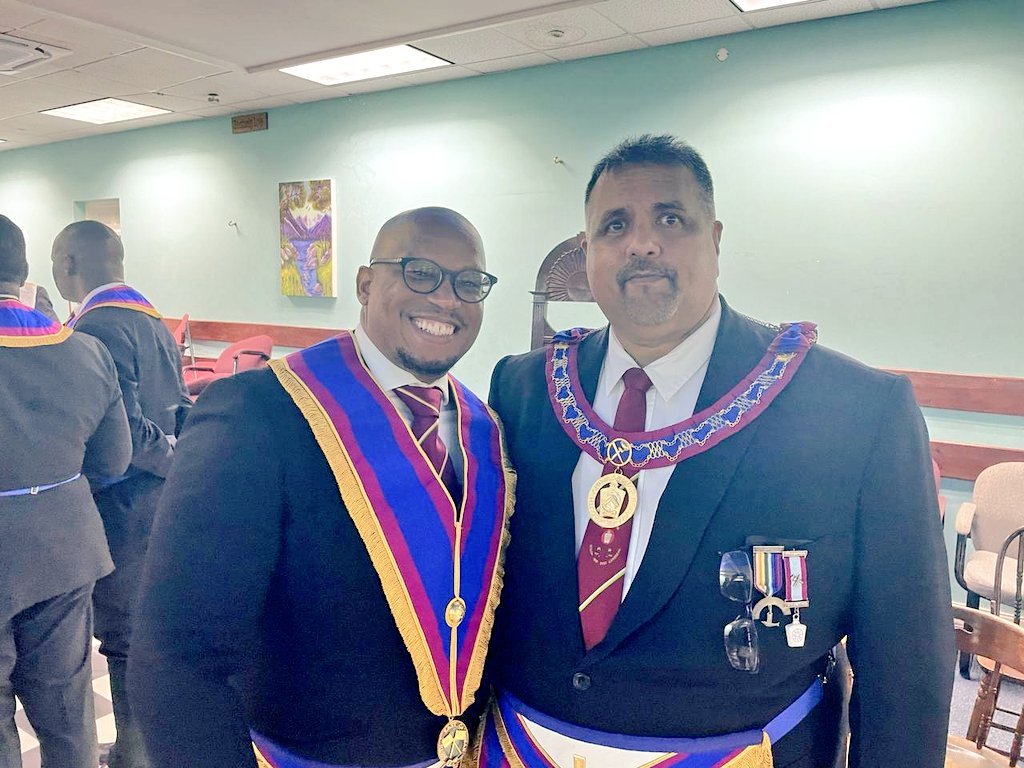 RPL405's tweet photo. Congratulations Wbro Jerome Herrera on your appointment as DG Standard Bearer for DGLMMM South &amp; East Caribbean https://t.co/PBWRsWnksD