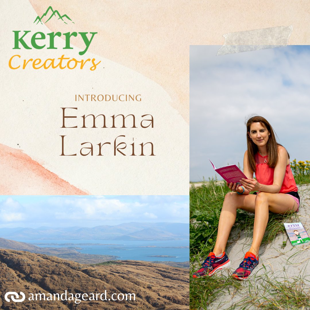 The first instalment of the #KerryCreators series is LIVE! Introducing @emmalarkinbooks, writer, publisher, outdoors woman & champion of all things North Kerry! This is FANTASTIC Q&A, more in below, & read the full interview at amandageard.com/blog/emmalarkin #LoveKerry🇮🇪