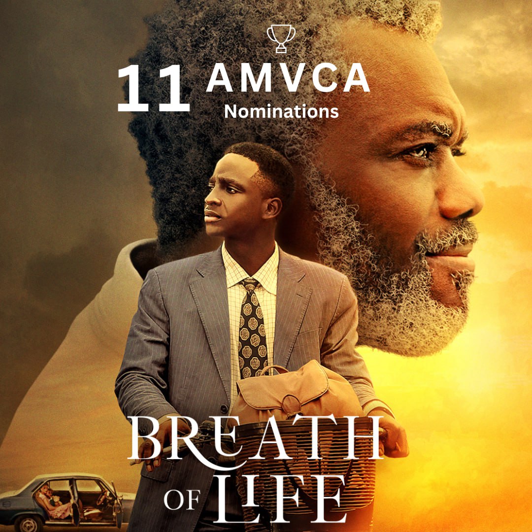 11 AMVCA nominations is a wild, beautiful feat!

Congratulations to all of the extraordinary cast and crew for making a truly remarkable film. 

Thank you to all the wonderful people who were moved by the film. 

Thank you for loving Breath of Life!!!

#amvca2024 #BreathofLife