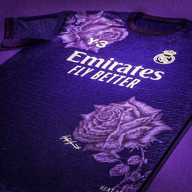 Real Madrid's new fourth kit for the season! 🌹 In collaboration with Adidas Y-3! 🥶