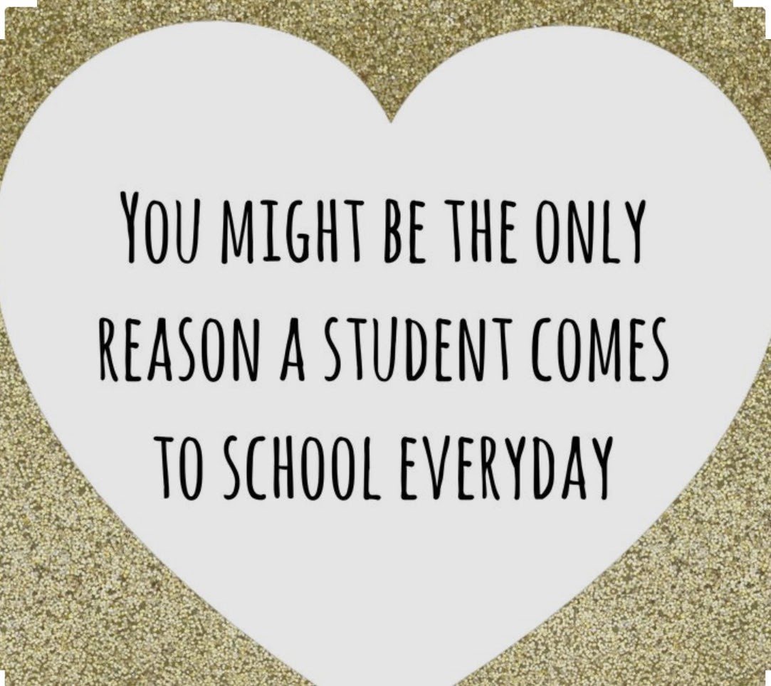 #CelebrateMonday Know your impact. Your smile, encouragement, & support could be the difference-maker, especially for that student who needs you most.