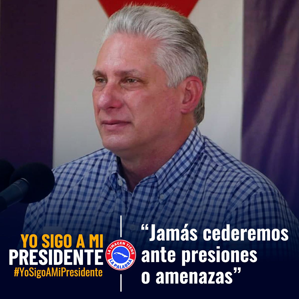 “Trabajar y hacerlo bien y mantenernos unidos” Asi lo ordenó nuestro presidente @DiazCanelB y así lo cumpliremos #UnidosXCuba #YoSigoAMiPresidente