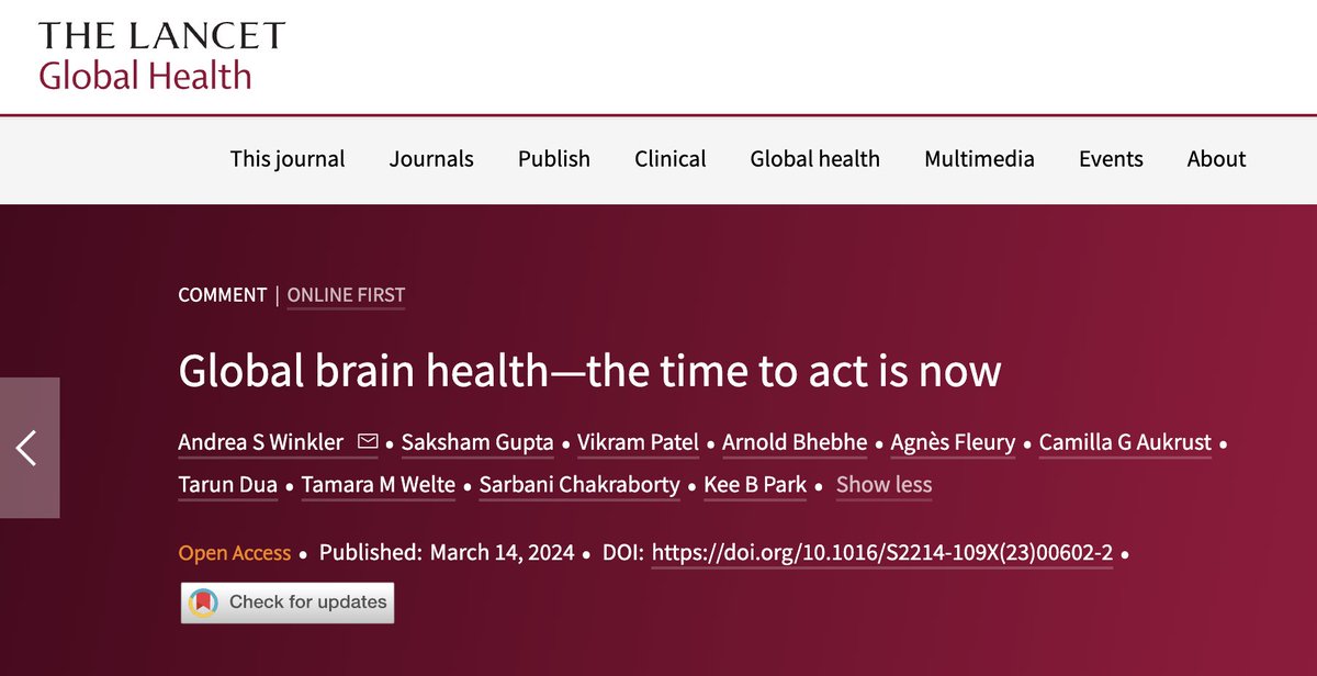 keepark's tweet image. We need to support the implementation of the #WHO #IGAP on #epilepsy  &amp;amp; #Neurological conditions.
Andrea Winkler @CGH_TUM  Vikram Patel @harvardmed  Tarun Dua @WHO Agres Fleury @INNNMVS @CamillaAukrust @UniOslo_GH et al.
@LancetGH 
tinyurl.com/yzjm5a2e