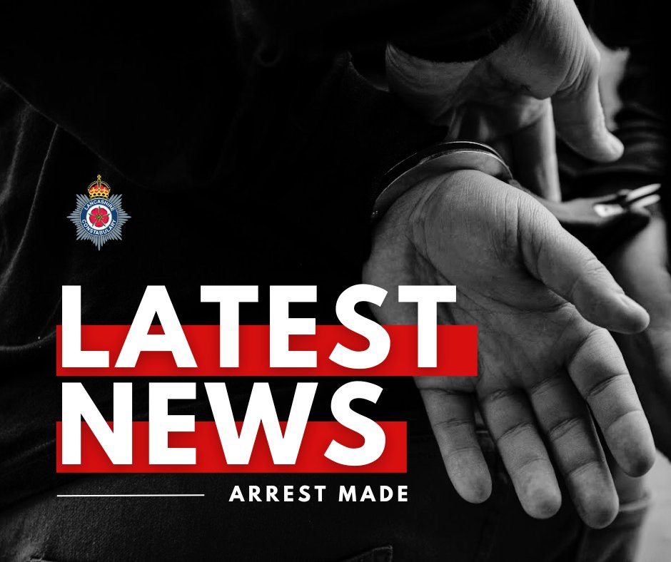 You might have seen that on Friday we appealed for information about Anthony Higgins, 35, who was wanted in connection with offences of section 18 wounding, threats to kill and criminal damage in Preston. Higgins was arrested in Preston on Sunday and is currently in custody.