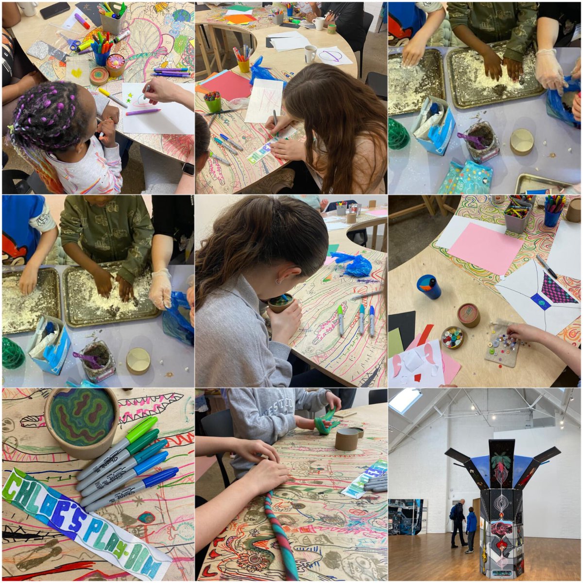 We had a great session at @mao_gallery on Saturday. We spent the day making our own slime & play-doh, as well as visiting the new exhibition at the gallery. The children enjoyed getting messy & making new friends. Lovely to see our regulars & also some new families who came