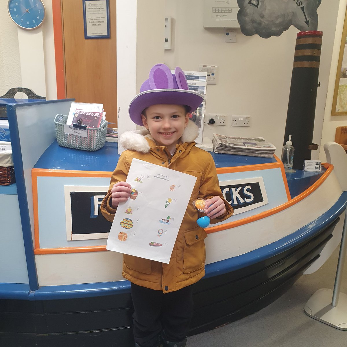 Our EASTER TRAIL has started! Our first explorer has gone out and had a great time! Don't let the weather put you off come and have some fun! #fourteenlocks #mbact #easter2024 #halftermfun