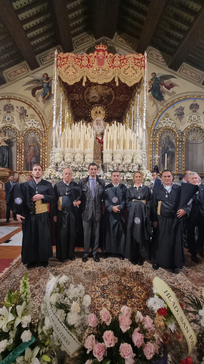 Recibimos  a la querida @Hdadestudiantes  en este día tan especial que Ntro. Padre Jesús Cautivo y Ntra. Señora de las Mercedes nos conceda la gracia de perpetuar este lazo de Hermandad eterna

#SSantaSevilla24
#SantaGenoveva24