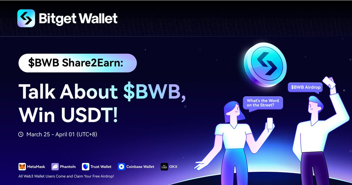 Love our $BWB points #airdrop campaign? 👀
Here's your chance to earn some extra rewards alongside with our #BWB #Share2Earn campaign!

📝 Simply:
1️⃣ Shill under your favourite X KOLs or project accounts (with at least 10,000 followers) and Telegram groups (with at least 5,000…