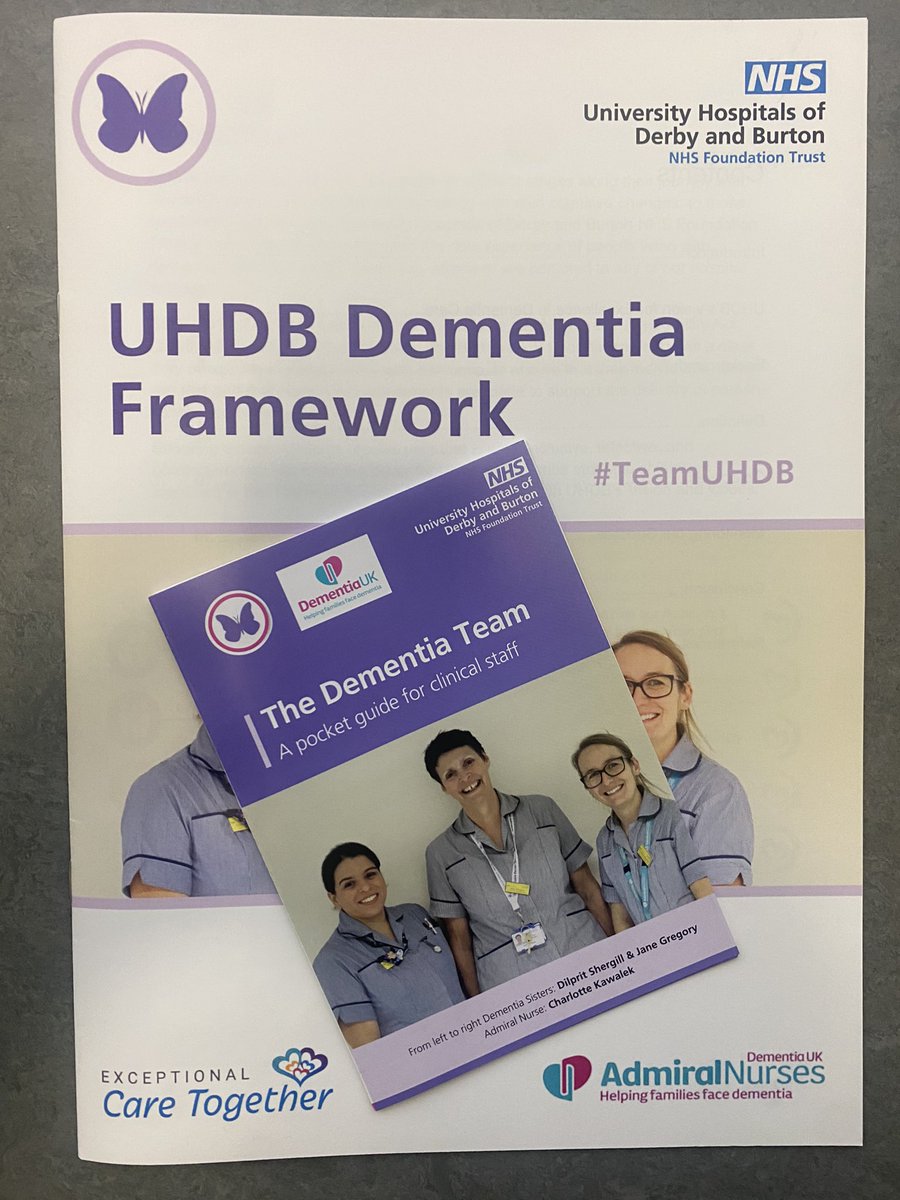 Please visit the Dementia Team stand near the front door of RDH @UHDBTrust. Such important colleagues supporting some of our most vulnerable patients and their carers! Say hello and pick up a handy pocket guide for clinical staff. @adamgordon1978