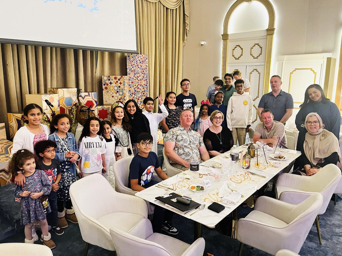 DohaBritishSch's tweet image. The DBS community of parents, students and staff gathered for a heartwarming iftar at Dusit Doha Hotel, thanks to Friends of DBS. It was a cherished moment of shared meals and memories. 🌙✨

@dusitdohahotel #DohaBritishSchool #DBSAinKhaled #DBSWakra #DBSRawdatAlHamama