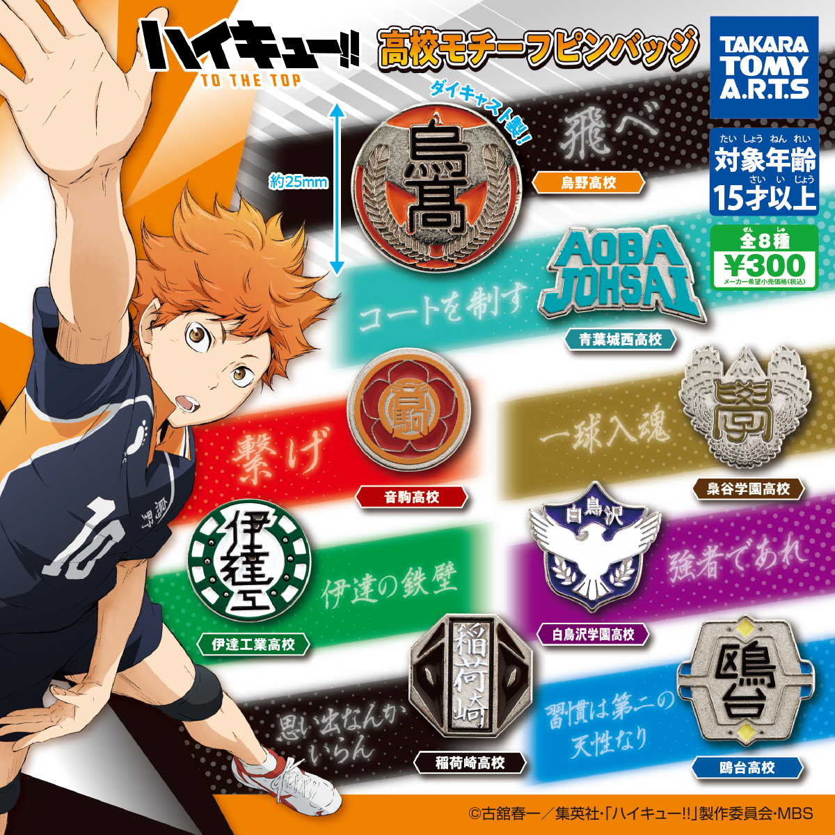 ハイキュー!! グッズ&情報 в X: „ハイキュー!! 高校モチーフ