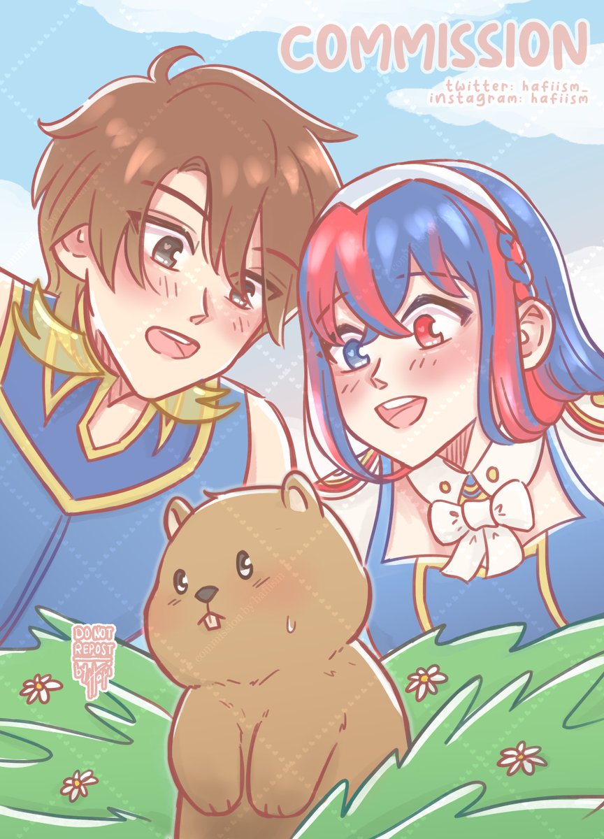 hafiism_'s tweet image. oh look! what silly creature is that? (  •̀  ᗜ •́  )

commission result for @ crossinggenes
#fireemblem #alear #commission