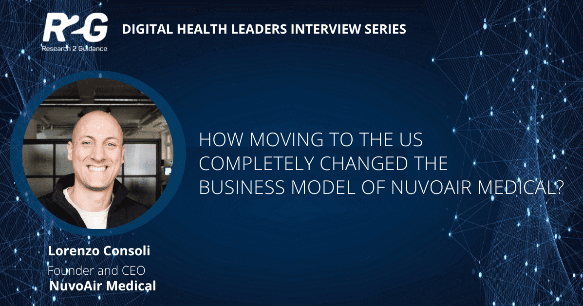 r2guidance's tweet photo. How moving to the US completely changed the business model of @NuvoAir Medical? An #interview with Lorenzo Consoli, Founder and CEO https://t.co/pkdjF2P7hH
#globalhealth #digitalhealth #cardiopulmonaryconditions #lunghealth #COPD #Asthma #marketleaders #AI #FDA #spirometers https://t.co/dTWLGHqupl