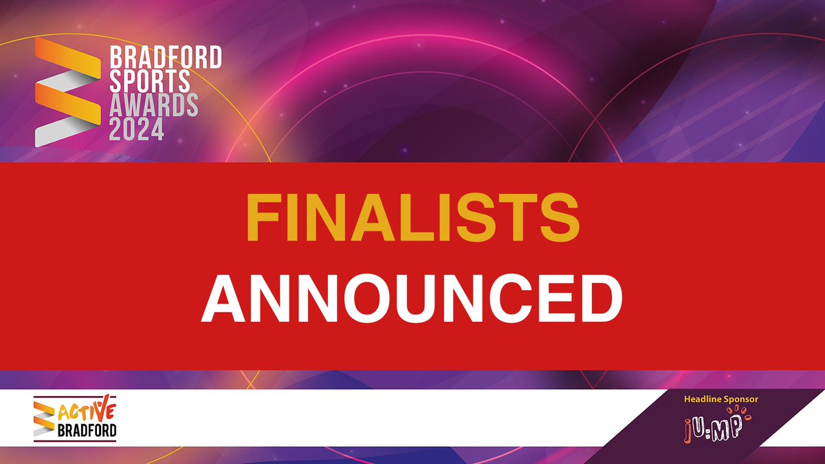 ANNOUNCEMENT Congratulations to all of our fantastic finalists for the 2024 Bradford Sports Awards! To view the full list click here bit.ly/3INHHKm #BSA24 #ActiveBradford