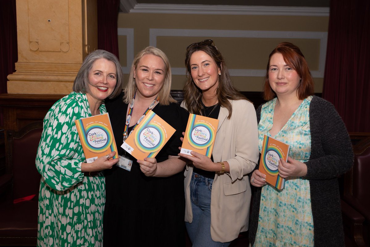 @learning_fest was launched last Friday 🥳 Festival programmes are now available from Cork City Hall, Cork City Libraries and online at corklearningcity.ie 
#corkcelebrateslearning 
#corkloveslearning