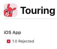 I finally got it! My first <a href="/Apple/">Apple</a> rejection ❤️