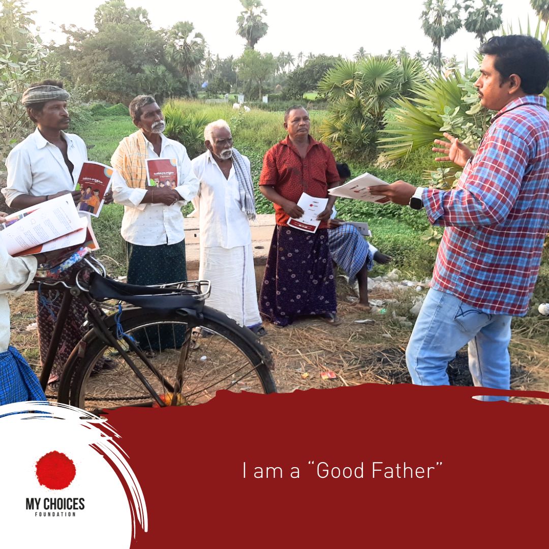 We love seeing 'Good Fathers' participating in the Safe Village Program! Here are a few 'good Fathers' participating in our Safe Village Program. A Good father cares for his family and ensures that his children enjoy their childhood. #stopdomesticviolence #endhumantrafficking