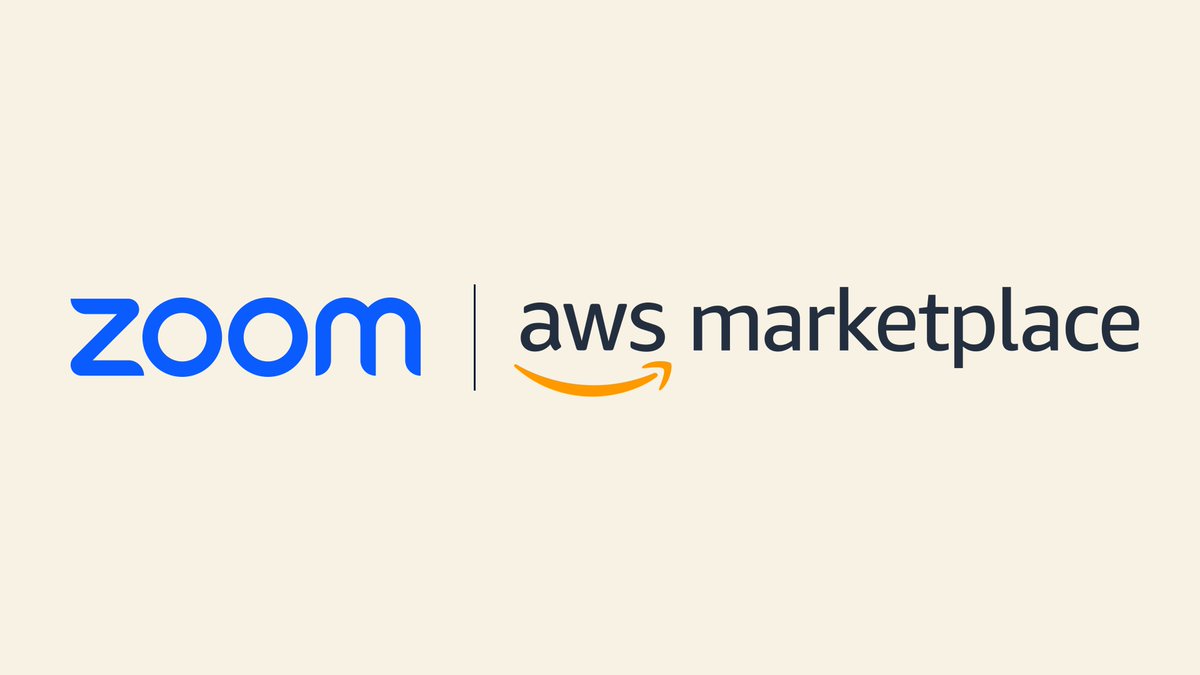 NEW: Zoom Workplace is available in AWS Marketplace ☁️ 🛒 This relationship between #Zoom and @awscloud will allow customers to: 💳 Consolidate technology purchasing and billing of Zoom solutions 🔍 Discover @AWS_Partners that can facilitate deployment 📈 Maximize their usage…