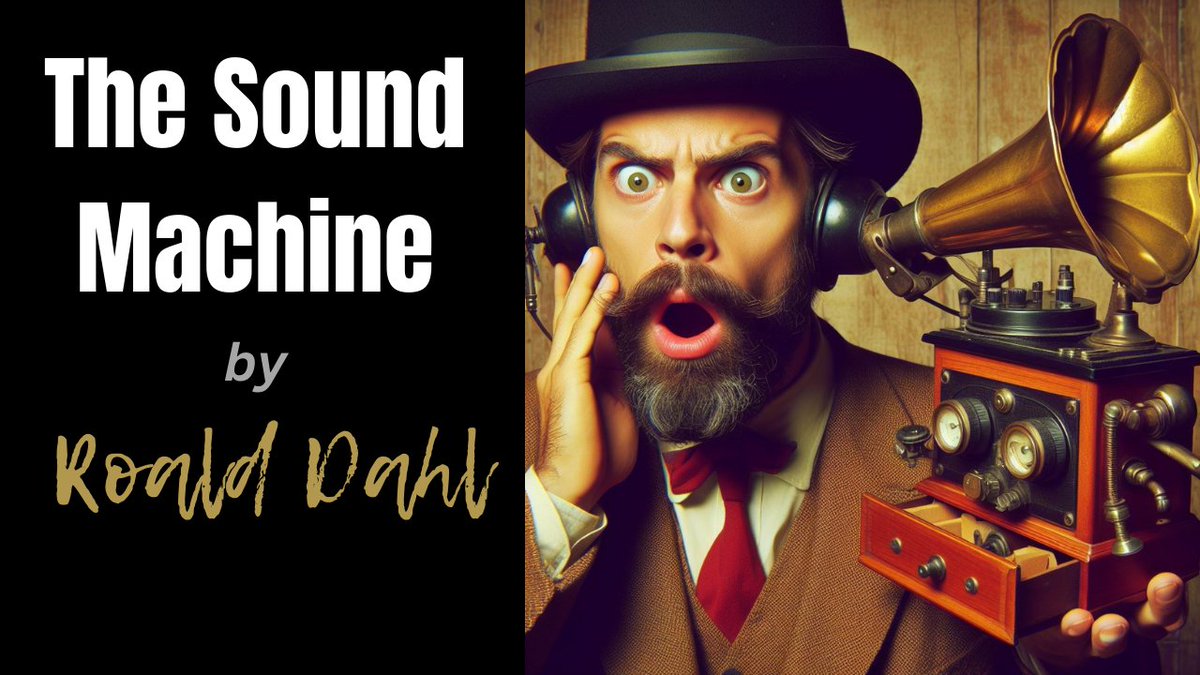 Let's talk "The Sound Machine" by #RoaldDahl today
youtu.be/N5uVl-mzKa0