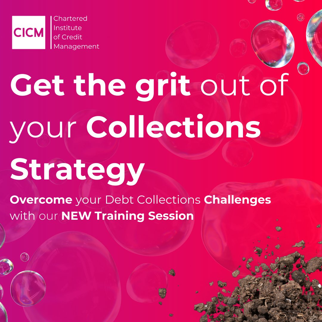 Conquer the challenges you face with your current strategy and master a new outlook on debt collections with our new Debt Collections Detox training session.   Check out the training: bit.ly/48NVvjo   #CICM #Creditmanagement #Professionaldevelopment #training