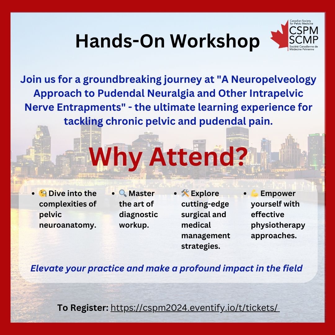 Canadian Society for Pelvic Medicine tweet media