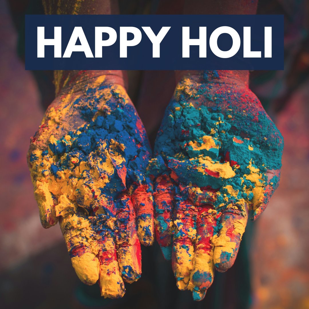 Wishing you a joyful, vibrant, and colourful Holi celebration! 🎨