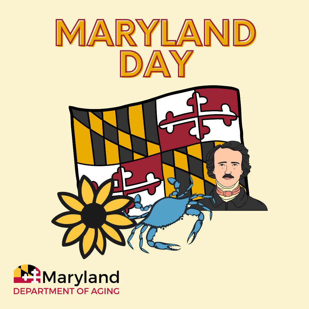 MarylandAging's tweet photo. Happy Maryland Day! Did you know the Chesapeake Bay was once crystal clear? In the summer of 1608, while exploring the bay, Captain John Smith reported an abundance of marine life including oyster beds, sturgeons, seals, porpoises, fish, and stingrays. #MarylandDay #MDDay #MDOA https://t.co/SNC3IYGWKI