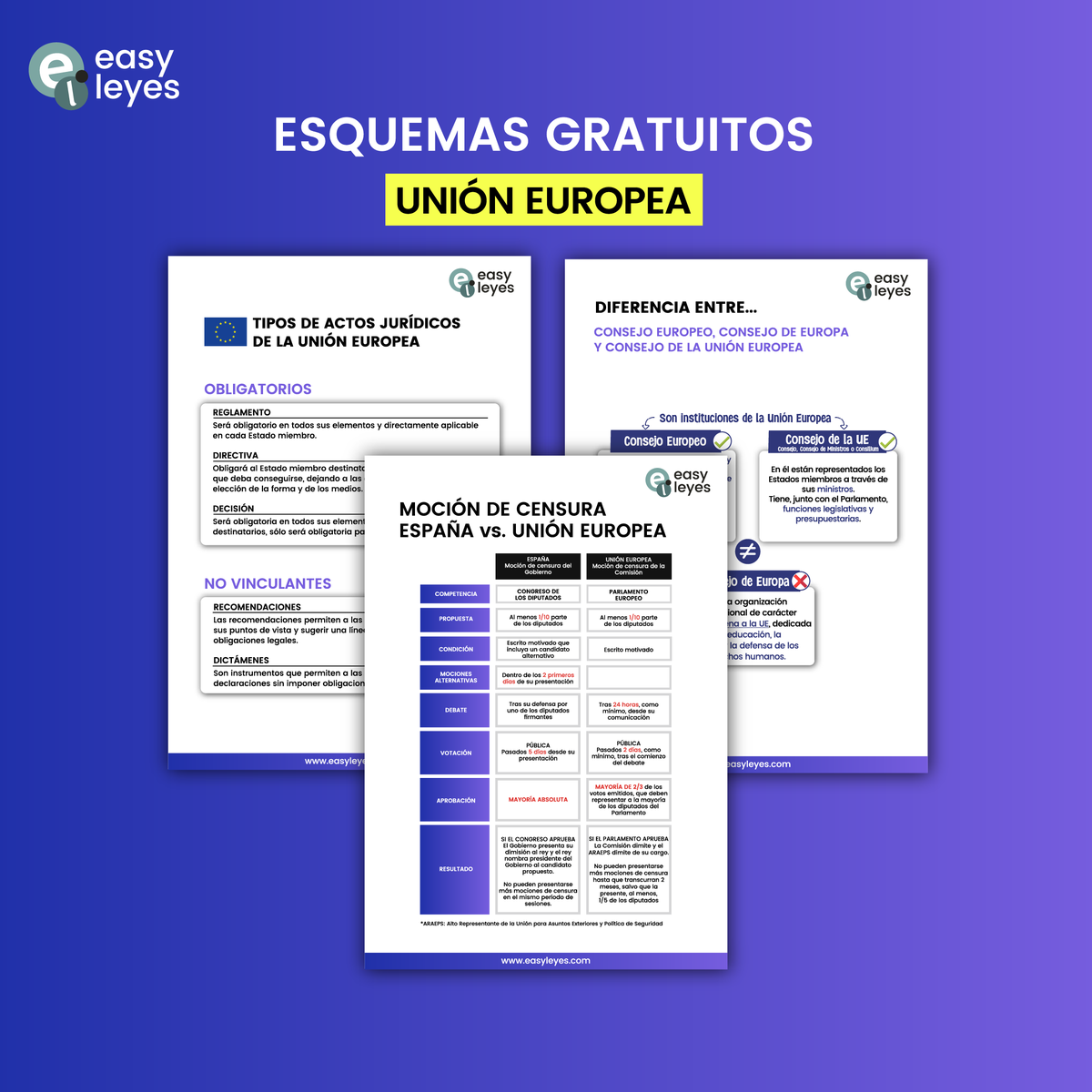 easy_leyes's tweet photo. 📚 ¡Estudia con nuestros esquemas de la Unión Europea en formato PDF.

https://t.co/cVt5m7PHZj

#easyleyes #oposiciones #esquemas #ue #unióneuropea https://t.co/ISIvebSx0p