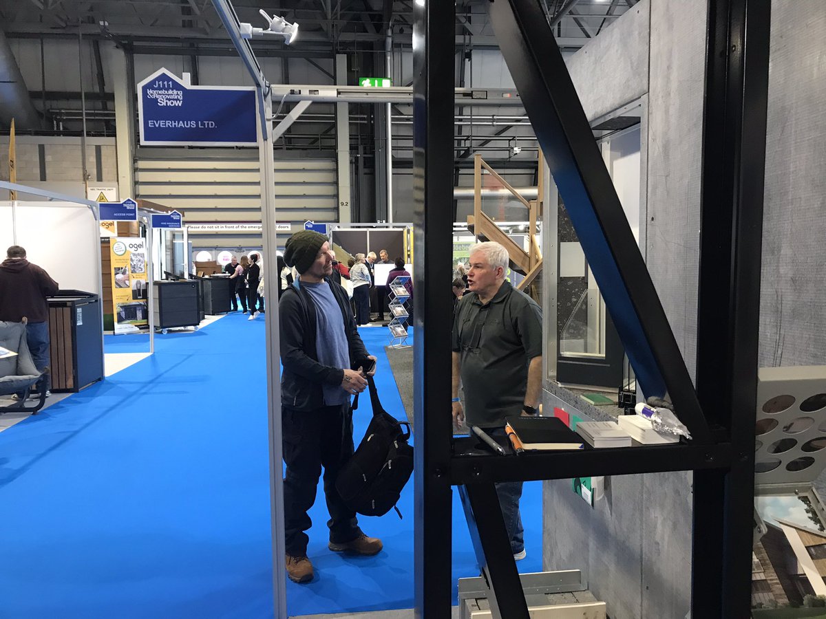 🌿✨ Triumph at the NEC! Everhaus &amp; Evolution Homes, alongside our Matrix system, made waves at the Home Builders Renovation Show! Showcasing eco-friendly 🌱, energy-efficient 🏠 solutions that redefine affordable sustainable living. 🌍