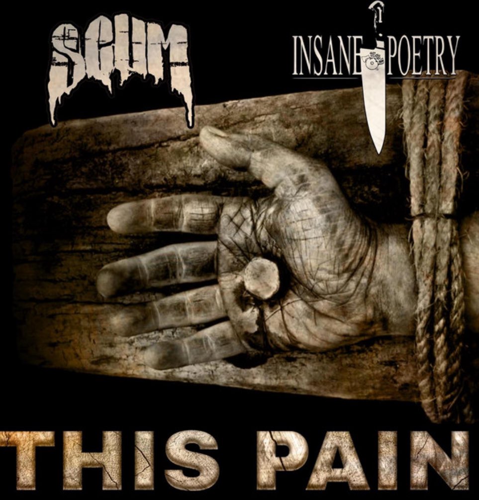 Listen to @SCUM412 and @insanepoetry ‘s “This Pain” on The Underground @spotify playlist ⬇️ spoti.fi/3AaAErh Scum’s new album “Anti-Human” is heading your way April 26 😈 Be sure to check it out and turn it 🆙 LOUD‼️ #scum #insanepoetry #mmmfd #rap #lsp