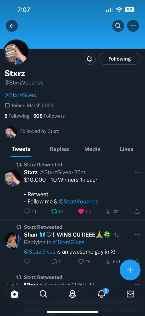 @StxrzGives @StxrzVouches