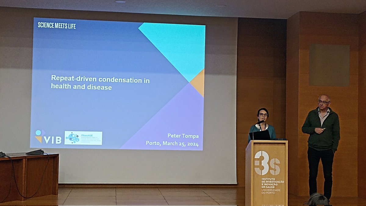 PhasAGE (@phasage_project) on Twitter photo #PhasAGE closing session <a href="/i3S_UPorto/">i3S-Instituto de Investigação e Inovação em Saúde</a>
We are reaching the end of this #H2020 Twinning project and what better way to do it with a lecture by <a href="/PeTompa/">Peter Tompa</a>
<a href="/VIBLifeSciences/">VIB</a> <a href="/PPMC_UAB/">Ventura's Lab</a> <a href="/IBB_UAB/">Institut de Biotecnologia i de Biomedicina UAB</a> <a href="/BioComputingUP/">BioComputing UP</a> <a href="/UniPadova/">Università di Padova</a> #PhasAGE closing session <a href="/i3S_UPorto/">i3S-Instituto de Investigação e Inovação em Saúde</a>
We are reaching the end of this #H2020 Twinning project and what better way to do it with a lecture by <a href="/PeTompa/">Peter Tompa</a>
<a href="/VIBLifeSciences/">VIB</a> <a href="/PPMC_UAB/">Ventura's Lab</a> <a href="/IBB_UAB/">Institut de Biotecnologia i de Biomedicina UAB</a> <a href="/BioComputingUP/">BioComputing UP</a> <a href="/UniPadova/">Università di Padova</a>