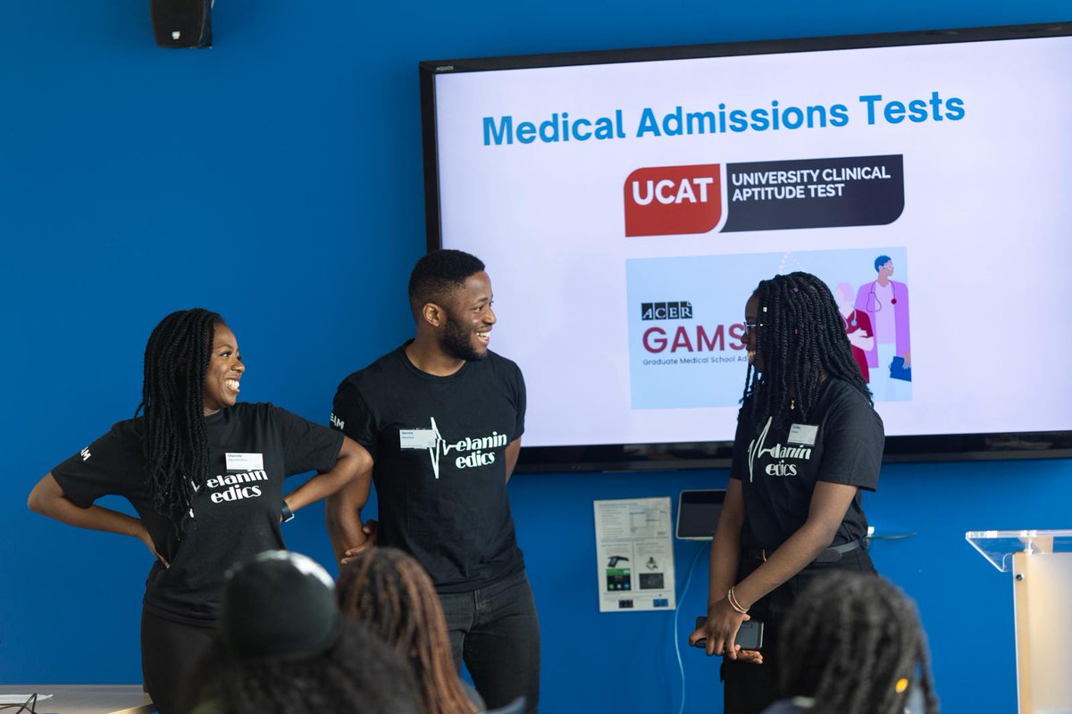 MelaninMedics's tweet photo. We had a fantastic time this weekend delivering our conference for aspiring medics of black heritage, hosted at @gmcuk!  Thank you to all of our speakers and volunteers for making this a successful event! #diversity #medicine #futuredoctors #aspiringmedics https://t.co/rk6paQjRZR