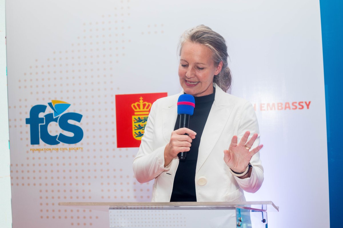 ''We are here to celebrate the people of Tanzania, to celebrate the results of a 12 year partnership between Denmark & the @FCSTZ. It highlights how important civil society is in this country & the impact it has on the communities'' H.E Mette Nørgaard Dissing-Spandet