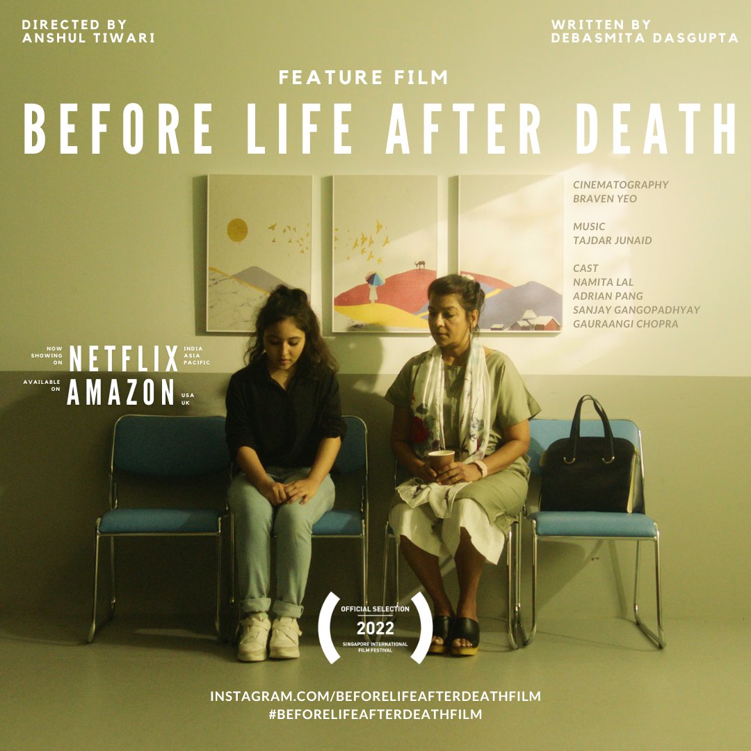 PSA #BeforeLifeAfterDeathfilm touches upon the theme of sisterhood & how the connection between two women becomes a way to deal with loss & finding solace! Just dropped on Amazon for UK & USA audiences. Also showing on Netflix India & Asiapac. @debasmita_d @anshforfilms