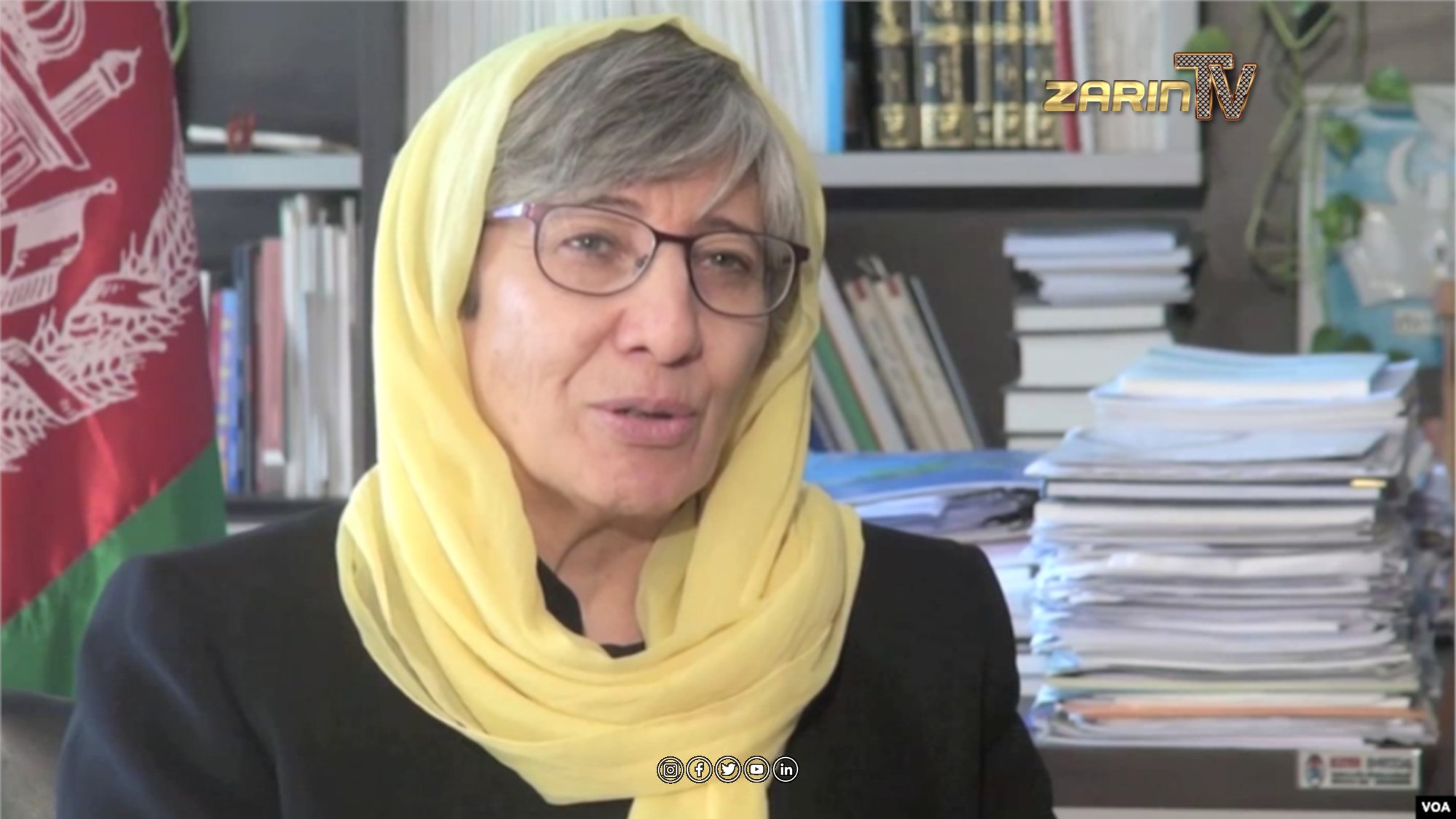 نشر تازه ترین کتاب بانو سیما سمر تحت عنوان “مبارزه من برای آزادی و حقوق بشر در افغانستان”
