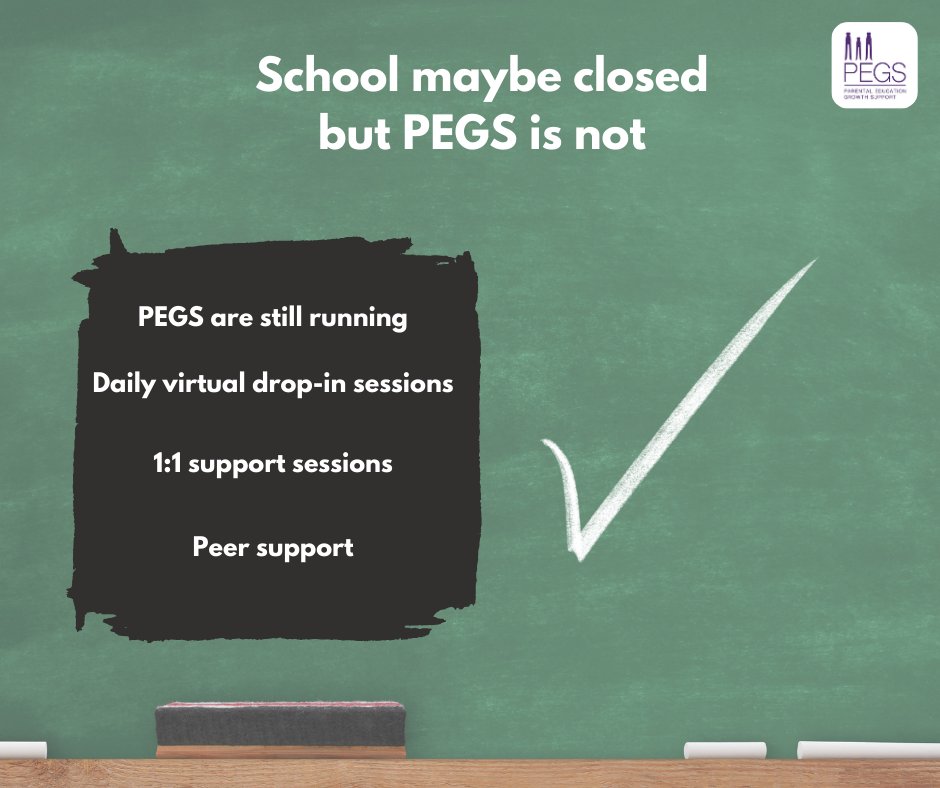We know alot of schools have broken up for the holidays. We also know for some families the risk to them will increase as will incidents. PEGS is still open providing support should you need us. 

#childtoparentabuse #pegssupport #cpasupport